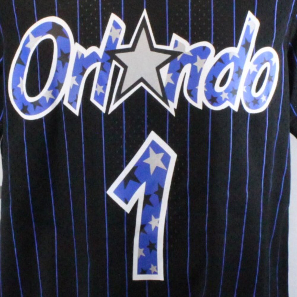 Orlando Magic Name and Number Crewneck Jersey Short Sleeve #1 'Hardaway' Men's S - Picture 2 of 11